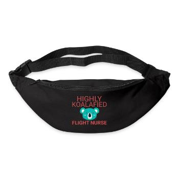 Flight Nurse Koalafied Luftrettung - Gürteltasche - Schwarz - Vorne