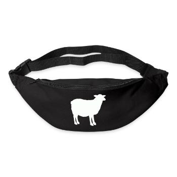 Sheep Silhouette - Bum bag - black - Front