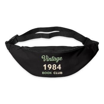Vintage 1984 Book Club Retro Birth Year Gift - Bum bag - black - Front