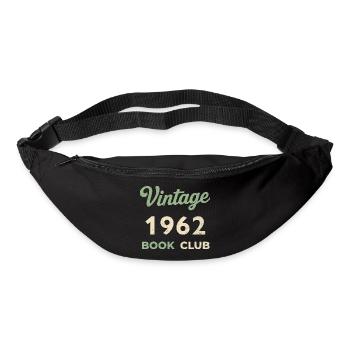Vintage 1962 Book Club Retro Birth Year Gift - Bum bag - black - Front