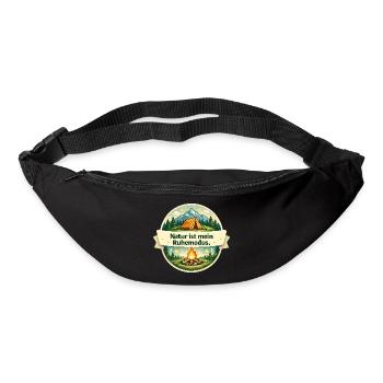 Natur ist mein Ruhemodus - Gürteltasche - Schwarz - Vorne