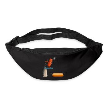 Hot Dog, Sausages, BBQ, Grilling, Griller - Bum bag - black - Front