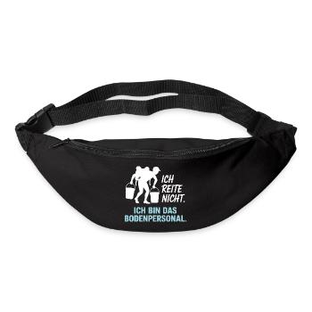 Pferde Ich Reite Nicht Ich Bin Das Bodenpersonal - Gürteltasche - Schwarz - Vorne