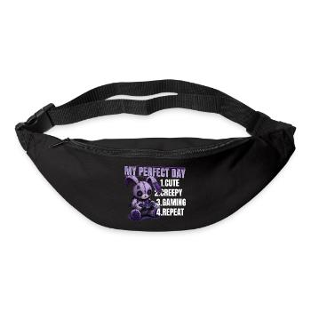 Pastel Goth Soft Goth Gaming Gamer - Sac banane - noir - Devant