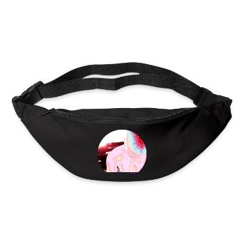 Regenbogen - Gürteltasche - Schwarz - Vorne