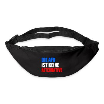 die afd ist keine alternative - Gürteltasche - Schwarz - Vorne