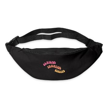 Grateful Thankful - Dankbarkeit - Geschenk - Gürteltasche - Schwarz - Vorne