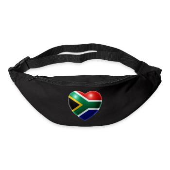 Herz (Südafrika / South Africa) - Gürteltasche - Schwarz - Vorne