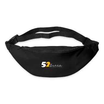 Vintage 1972 Drôle 52 ans Bday Hommes Femmes - Sac banane - noir - Devant