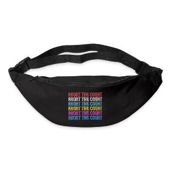 Abort the Court - Gürteltasche - Schwarz - Vorne