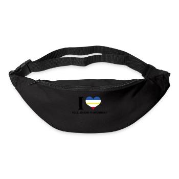 I love Mecklenburg Vorpommern - Gürteltasche - Schwarz - Vorne