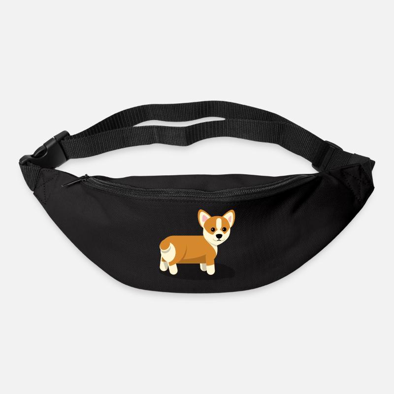 Corgi - Gürteltasche - Schwarz