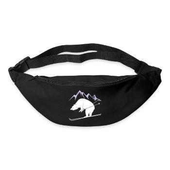 Snowboard Bear - Gürteltasche - Schwarz - Vorne