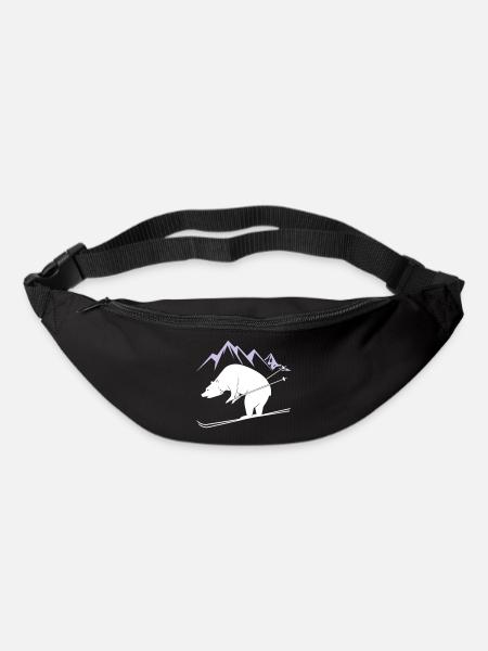 Snowboard Bear - Bum bag - black