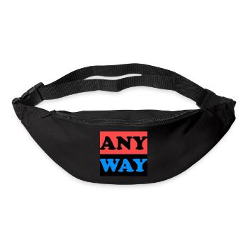 Anyway - Sac banane - noir - Devant