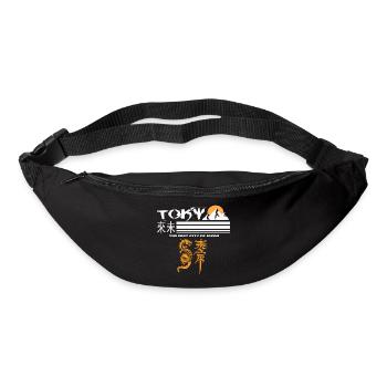 Tokio Orange - Gürteltasche - Schwarz - Vorne