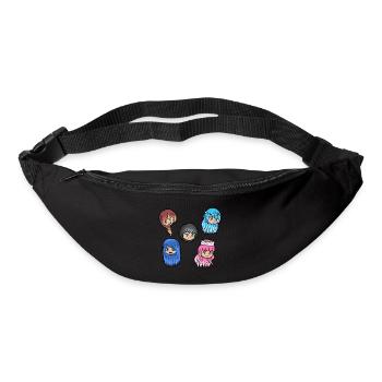 Cartoon Faces Krew - Bum bag - black - Front
