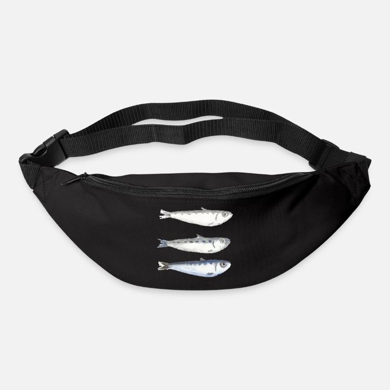 sardine - Sac banane - noir