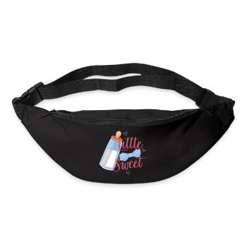 Bébé petit et doux - Sac banane - noir - Devant