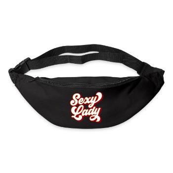 Sexy Lady | Farben änderbar - Gürteltasche - Schwarz - Vorne