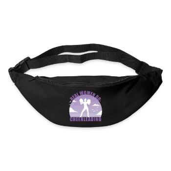 Cheerleading Cheerleader Girl Pompons Gift - Sac banane - noir - Devant
