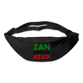 Zan zendegi azadi women life freedom - Bum bag - black - Front