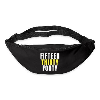 tennis, fan de tennis, balle de tennis - Sac banane - noir - Devant