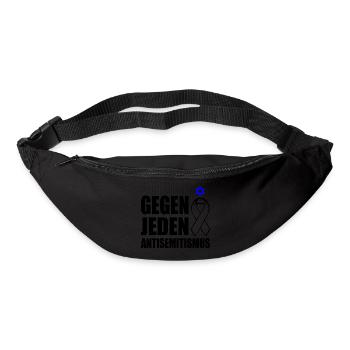 Gegen jeden antisemitismus - Gürteltasche - Schwarz - Vorne