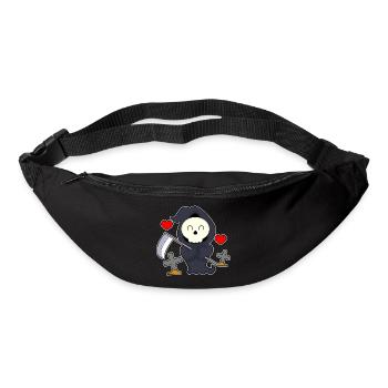 Grim Reaper Halloween Grave - Bum bag - black - Front