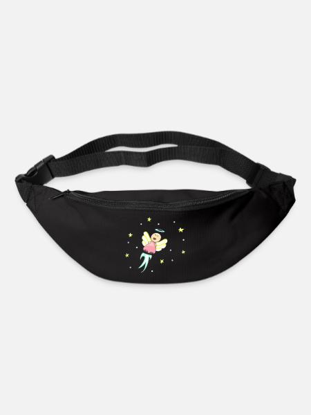 Engel süßes Motiv - Gürteltasche - Schwarz