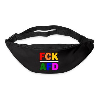 Fck afd - Gürteltasche - Schwarz - Vorne