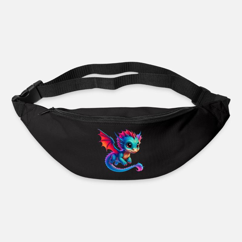 Drache - Gürteltasche - Schwarz