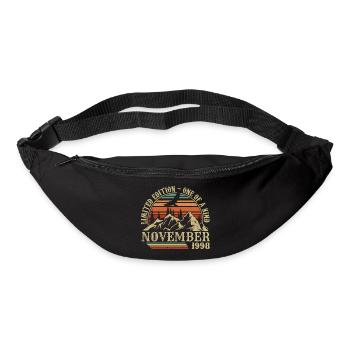Born in November 1998 - Birthday November 1998 - Bum bag - black - Front