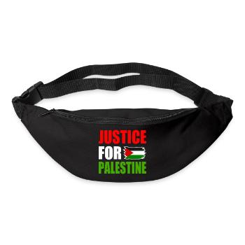 Justice for palestine - Gürteltasche - Schwarz - Vorne