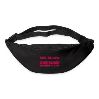 Son In Law Of A Freakin' Awesome Mother In Law - Bum bag - black - Front