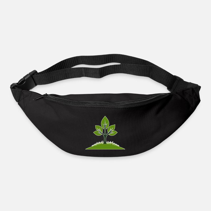 Vivid tree illustration for nature lovers - Bum bag - black