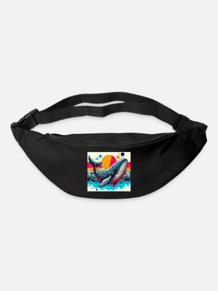 Wal - Gürteltasche - Schwarz