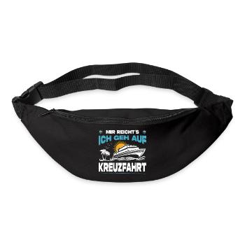 Funny Cruise Sayings Outfits Holiday - Bum bag - black - Front