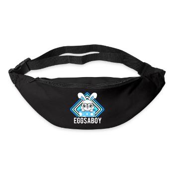 Gender Reveal Pâques Future maman - Sac banane - noir - Devant