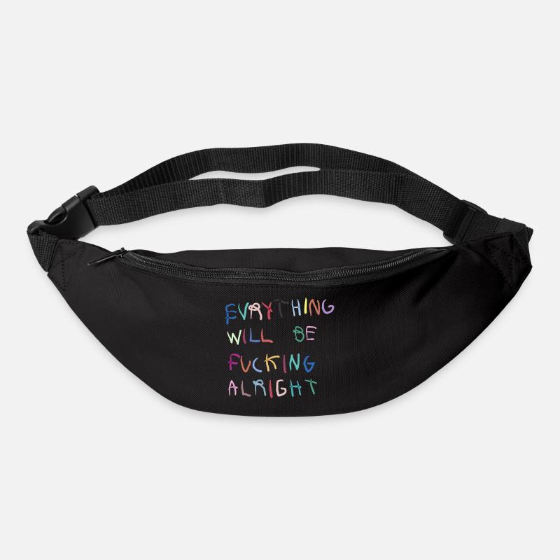 Everything will be alright bunt - Bum bag - black