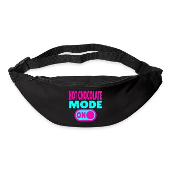 Hot Chocolate Mode ON - Bum bag - black - Front