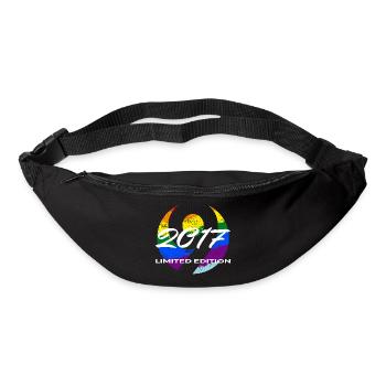 9. Geburtstag 2017 Jungen und Mädchen Geschenk - Gürteltasche - Schwarz - Vorne