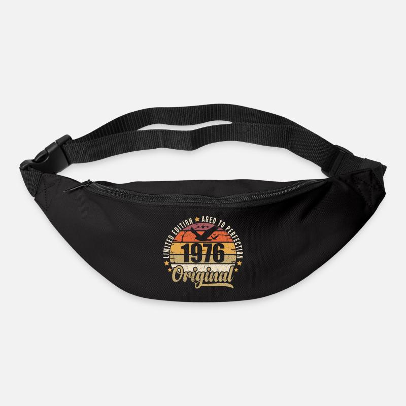 Geburtstagsgeschenk 1976 Original 1976 - Gürteltasche - Schwarz