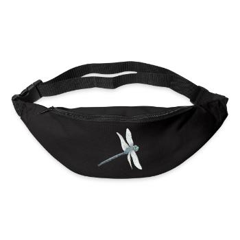 Teal Dragonfly Illustration - Bum bag - black - Front