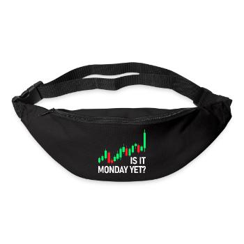 Is it monday yet? Stock Market Exchange Trader - Bum bag - black - Front