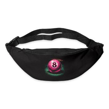 8-Ball Billard - Gürteltasche - Schwarz - Vorne