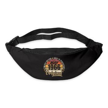 Design Vintage Mai 1966 Édition Limitée Mai 1966 - Sac banane - noir - Devant