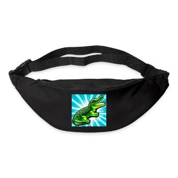 crocodile - Bum bag - black - Front
