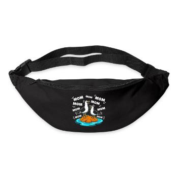 Mom Mom Mom - Lustige Möwen Kinder - Gürteltasche - Schwarz - Vorne