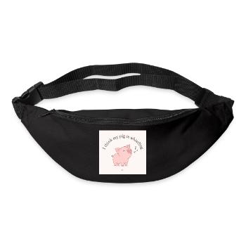 I think my pig is whistling - Bum bag - black - Front